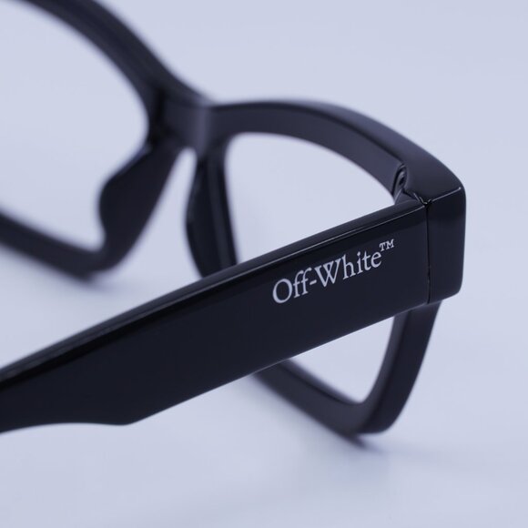 🕶️ New Off-White OERJ077 STYLE 77 1000 Eyeglasses - Black Frame 55mm - Picture 9 of 10